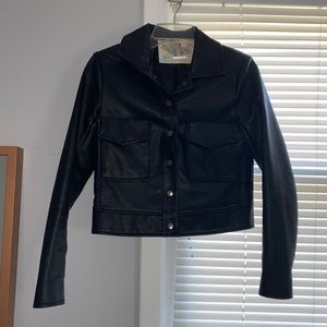 Urban outfitters faux leather jacket Kimchi blue